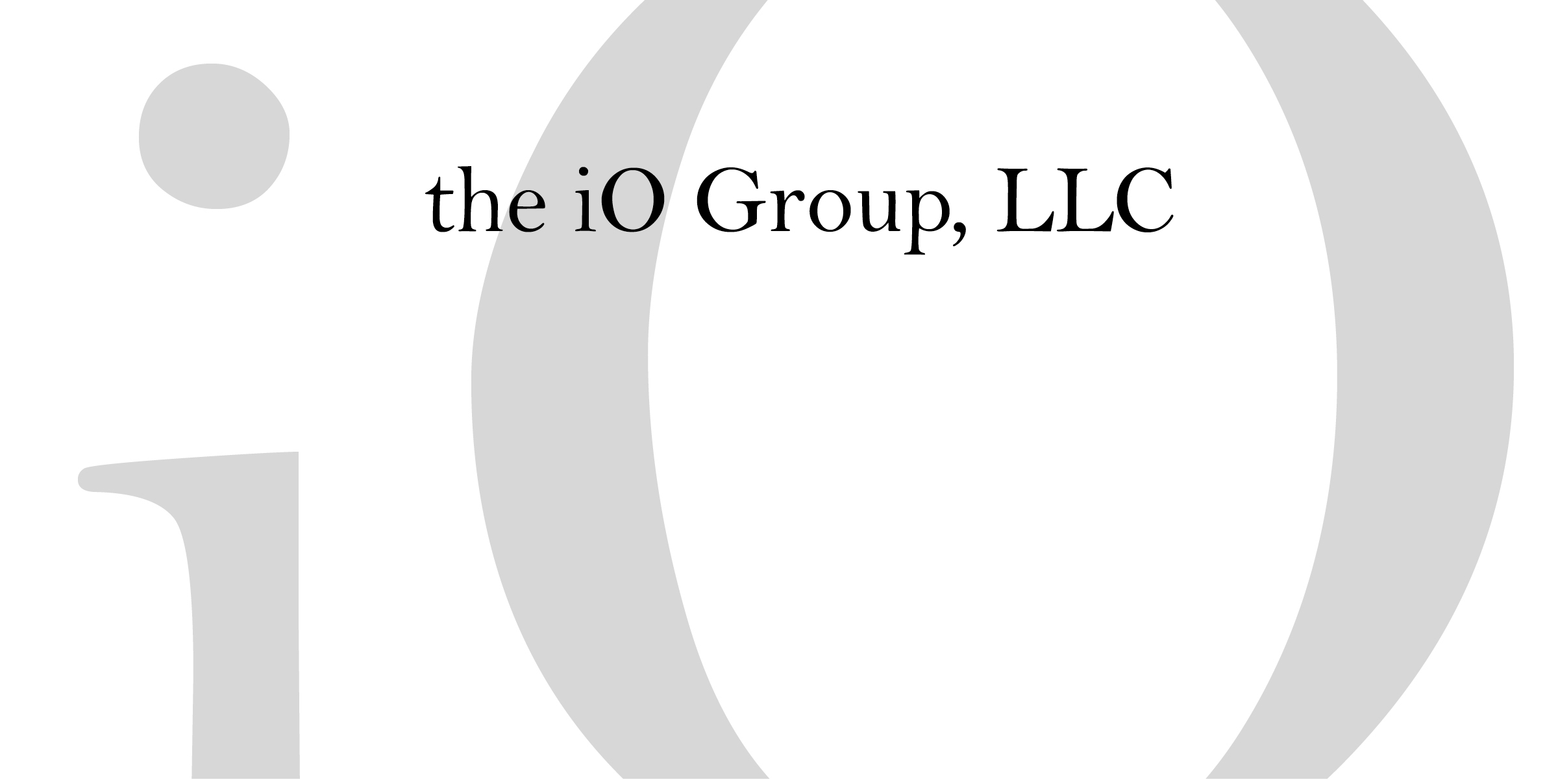 The_iO_Group LLC – IT EvolutiOn through ActiOn with RemediatiOn